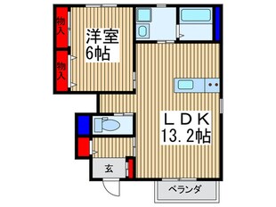 ユニヴァリィコンフォートの物件間取画像